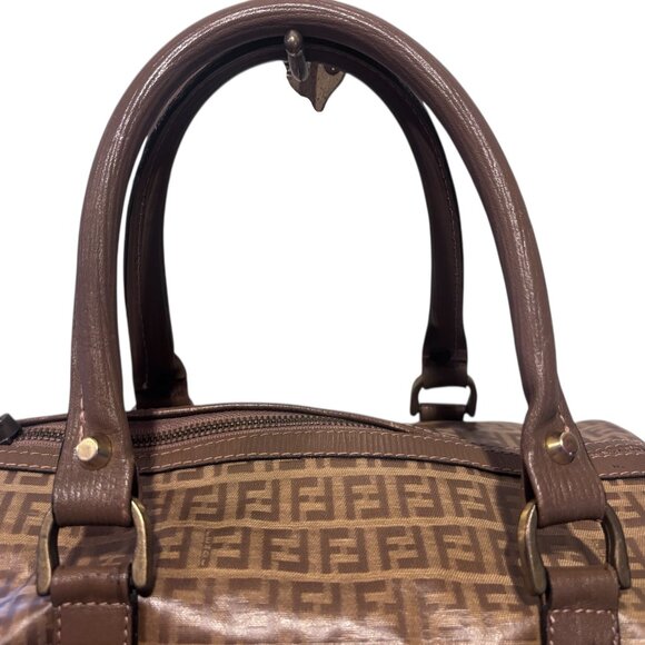 Fendi Crystal Canvas FF Zucca Boston / Duffle Bag - Picture 6 of 10